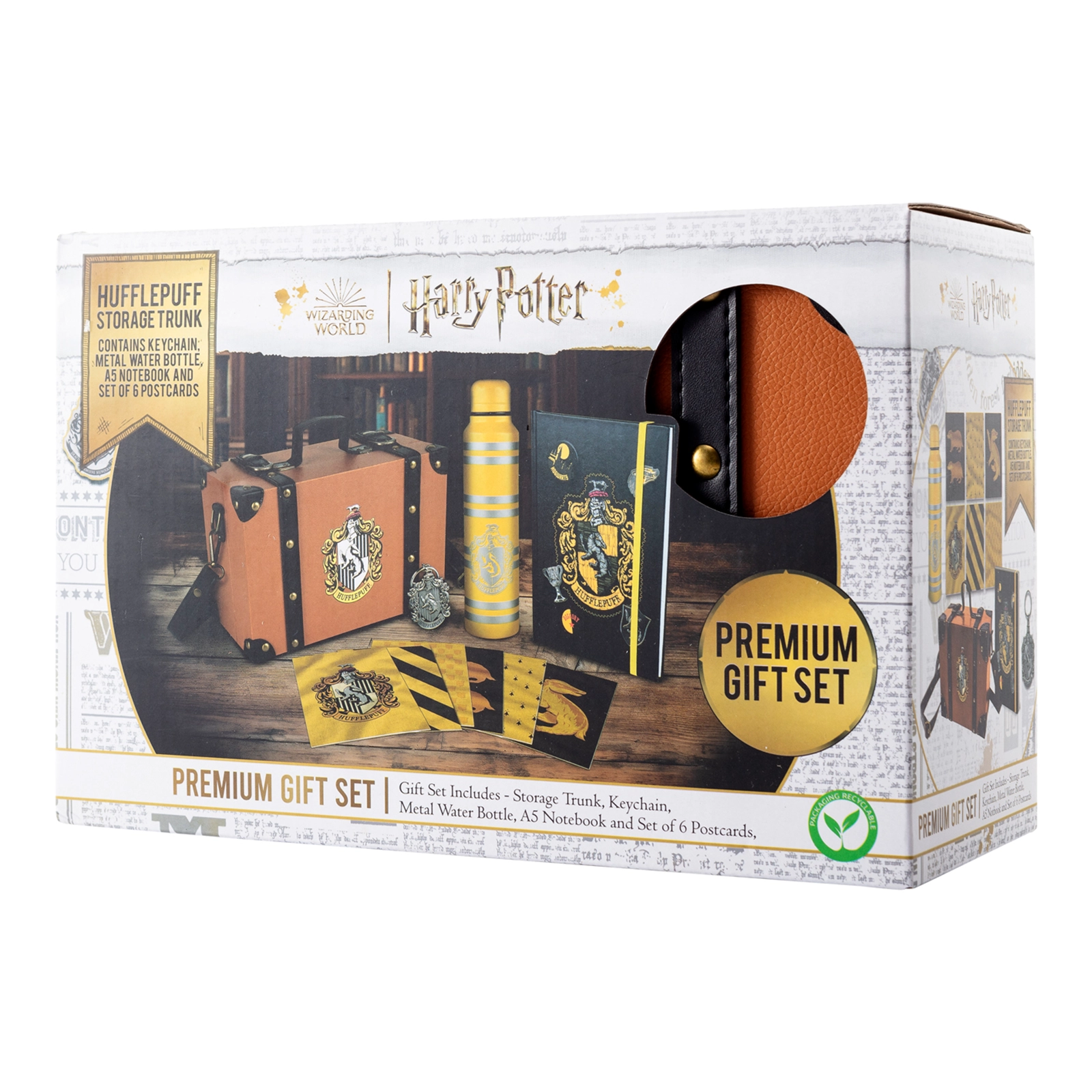 Zestaw prezentowy Pyramid Harry Potter Colourful Crest Hufflepuff Premium Gift Set