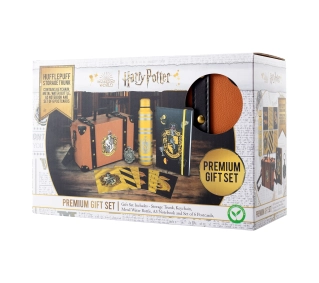 Pyramid Harry Potter Colourful Crest Hufflepuff Premium Gift Set