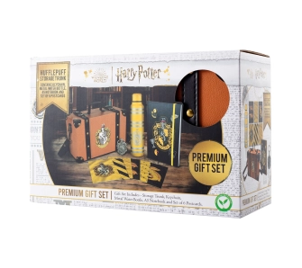 Zestaw prezentowy Pyramid Harry Potter Colourful Crest Hufflepuff Premium Gift Set