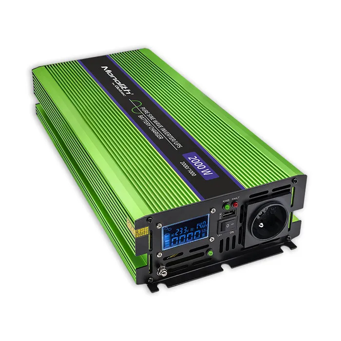 Przetwornica Qoltec Monolith 12/230V 1000/2000W Zielony