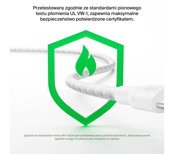 Belkin BoostCharge Pro USB-C do USB-C 240W 2m Biały