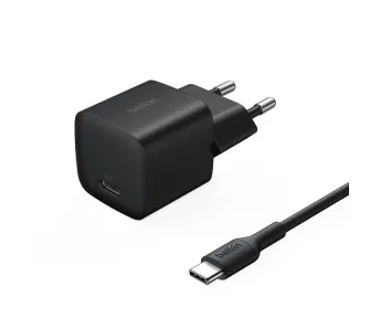 Ładowarka sieciowa Belkin BoostCharge USB-C 25W Czarny + kabel USB-C