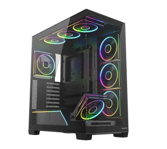 Obudowa MODECOM Volcano Stellar Plus 8F ARGB Czarny