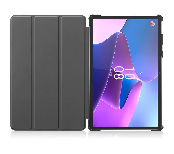 Bizon Case Tab Croc z klapką do Lenovo Xiaoxin Pad Pro 2022 / P11 Pro Gen 2 Różowozłoty