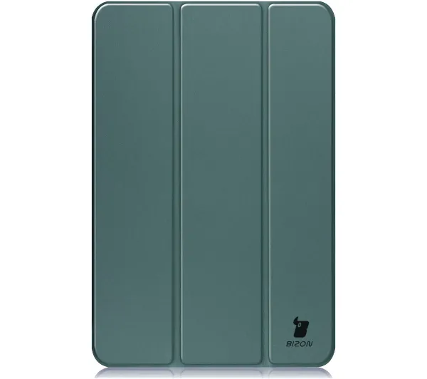 Bizon Case Tab Clear Matt z klapką do Samsung Galaxy Tab S6 Lite 2024/2022/2020 Ciemnozielony