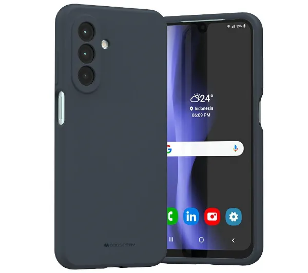 Mercury Silicone do Galaxy A26 Granatowy