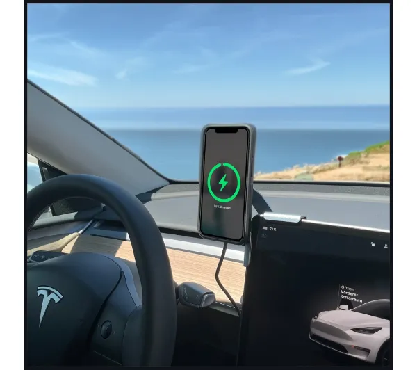 4smarts Screen Mount Qi2 Szary