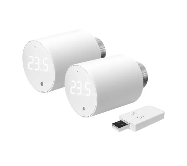 Inteligentna głowica termostatyczna WiFi/BT Shelly TRV, 2 sztuki