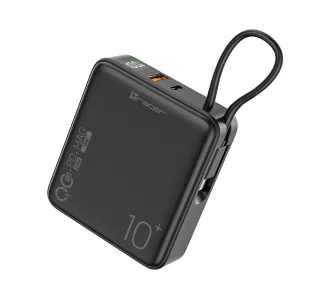 Powerbank Tracer Scout 10000mAh Magnetic PD QC 22,5W Czarny