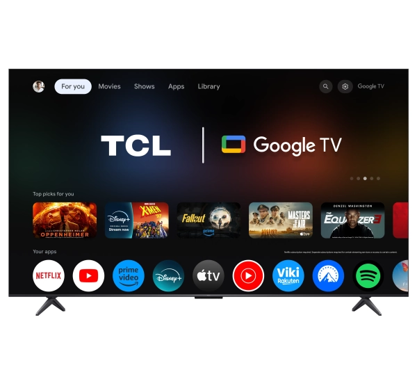 TCL 85C6K 85" QD-Mini LED 4K 144Hz Google TV Dolby Vision IQ Dolby Atmos HDMI 2.1 DVB-T2 + Soundbar TCL Q65H - Kup na Raty - RRSO 0%