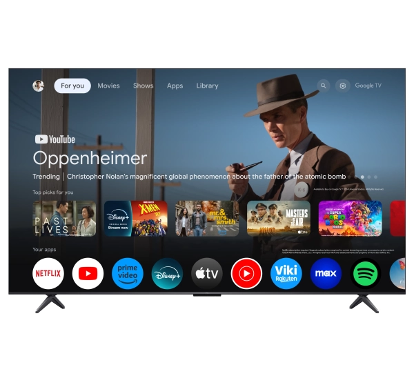TCL 85C6K 85" QD-Mini LED 4K 144Hz Google TV Dolby Vision IQ Dolby Atmos HDMI 2.1 DVB-T2 + Soundbar TCL Q65H - Kup na Raty - RRSO 0%
