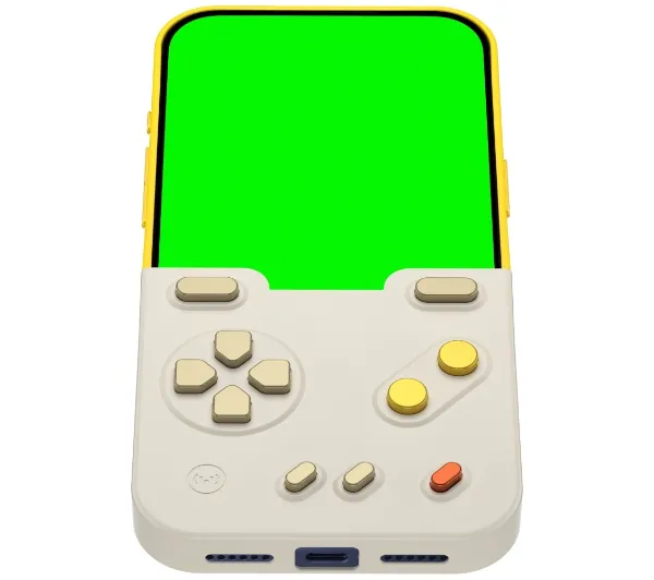 GAMEBABY AF4004 z kontrolerem do iPhone 17 Pro Max Żółty