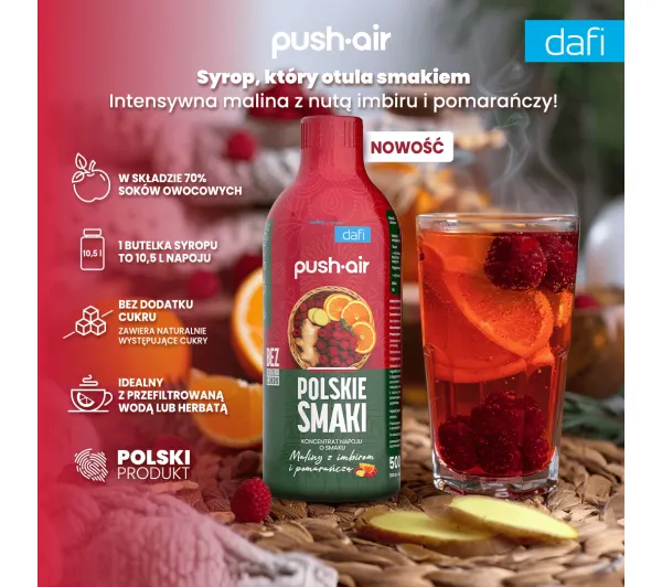 Dafi Malina Imbir Pomarańcza