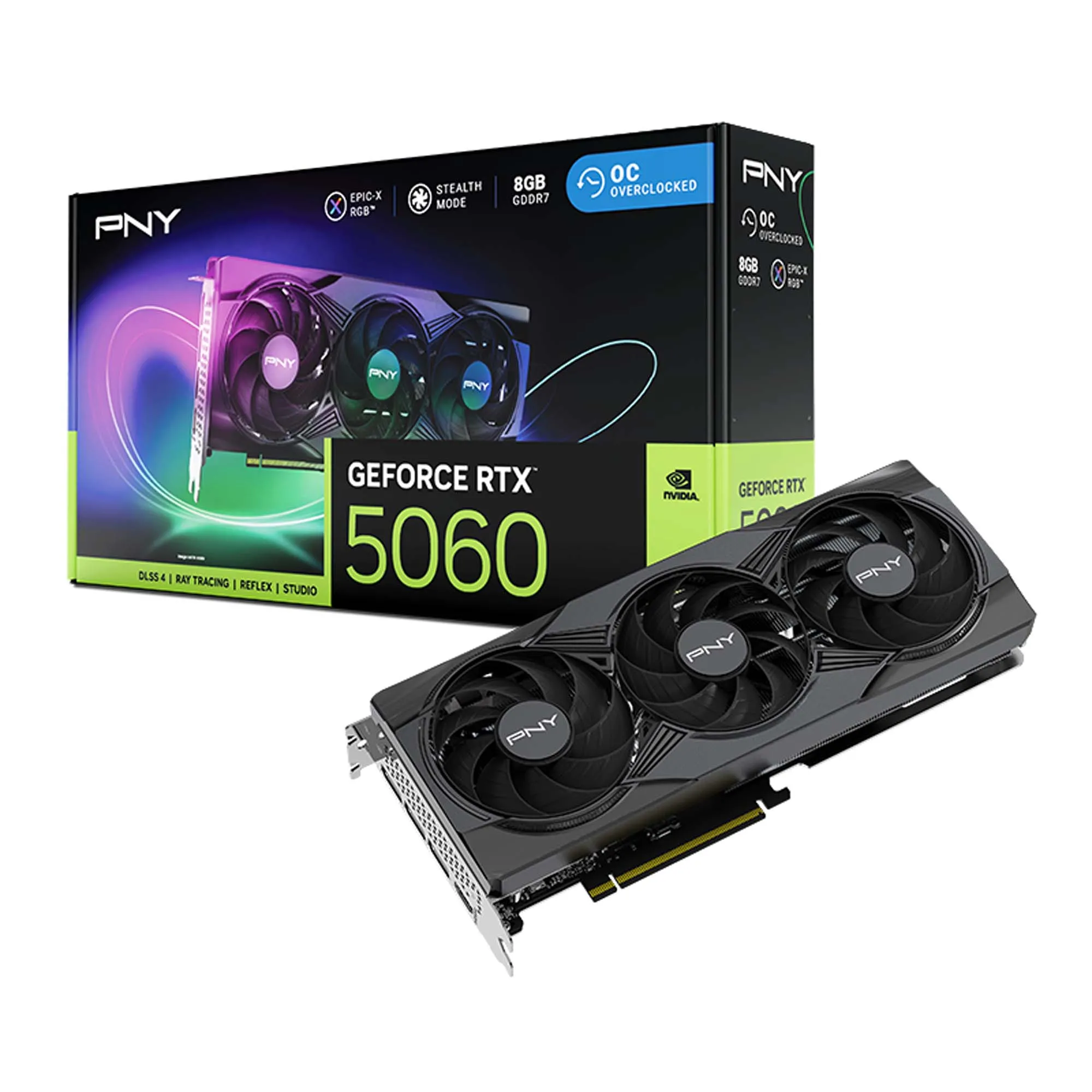 Karta graficzna PNY GeForce RTX 5060 EPIC-X RGB 8GB GDDR7 128bit DLSS 4