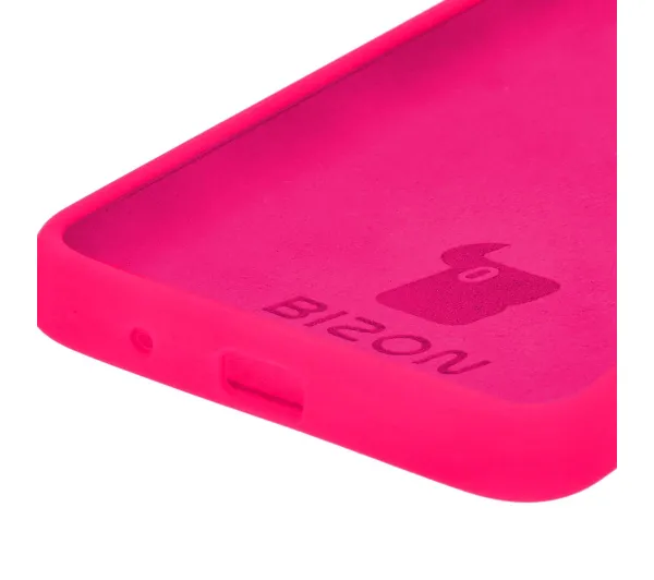 Bizon Soft Case do Xiaomi Redmi A3 4G Neonowy-różowy