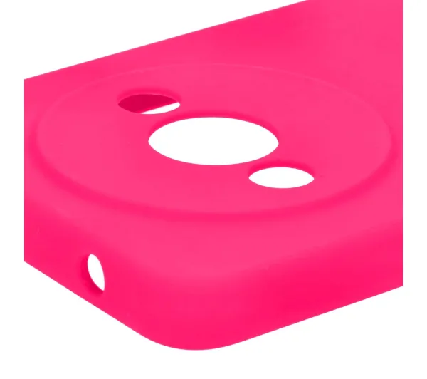Bizon Soft Case do Xiaomi Redmi A3 4G Neonowy-różowy