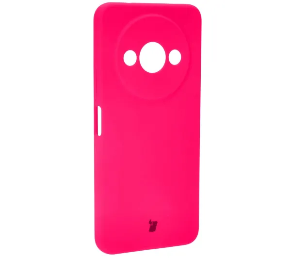 Bizon Soft Case do Xiaomi Redmi A3 4G Neonowy-różowy