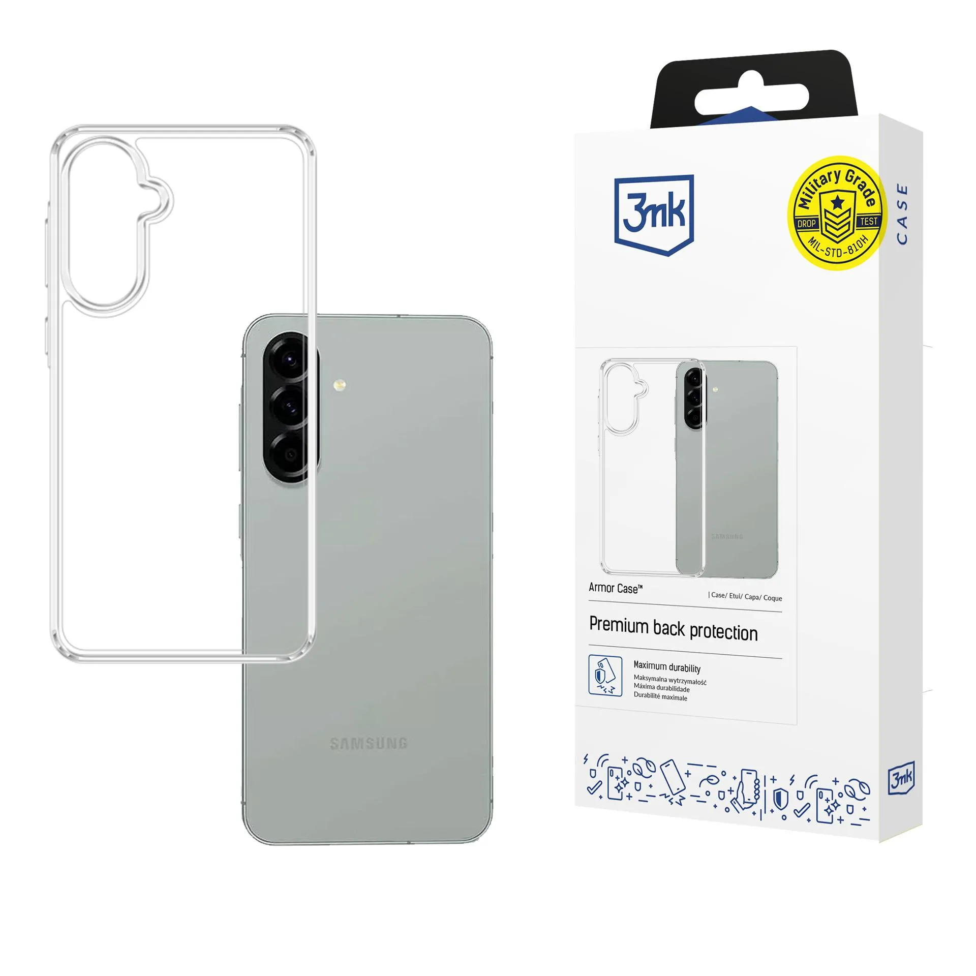 Etui 3mk Armor Case do Galaxy A57 Przezroczysty