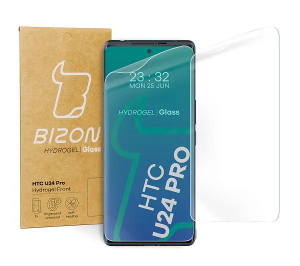 Bizon na ekran Hydrogel Front Duo do HTC U24 Pro 2 sztuki