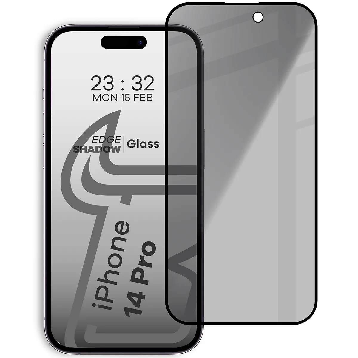 Szkło hartowane Bizon prywatyzujące pełne Edge Shadow do iPhone 14 Pro