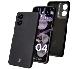 Bizon Bizon Soft Case do Motorola Moto G04 Czarny