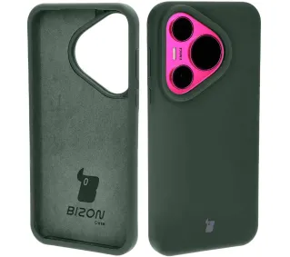 Bizon Bizon Soft Case do Huawei Pura 70 Ciemnozielony