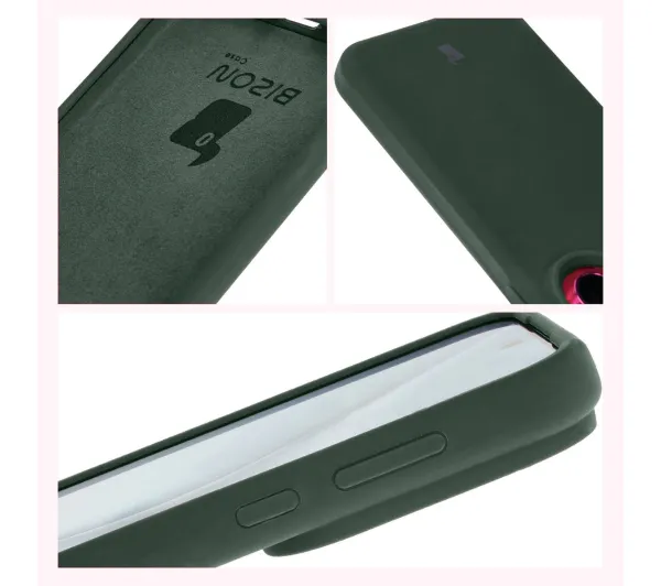 Bizon Bizon Soft Case do Huawei Pura 70 Ciemnozielony