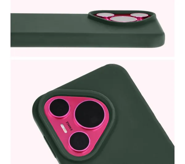 Bizon Bizon Soft Case do Huawei Pura 70 Ciemnozielony