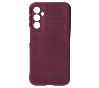 Etui Bizon Tur do Samsung Galaxy A24 4G Burgundowy
