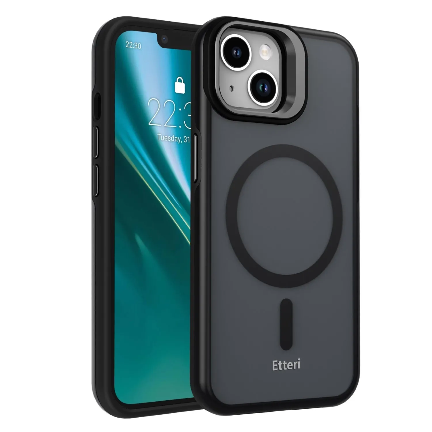 Etui Etteri Morning Fog do iPhone 13 Czarny