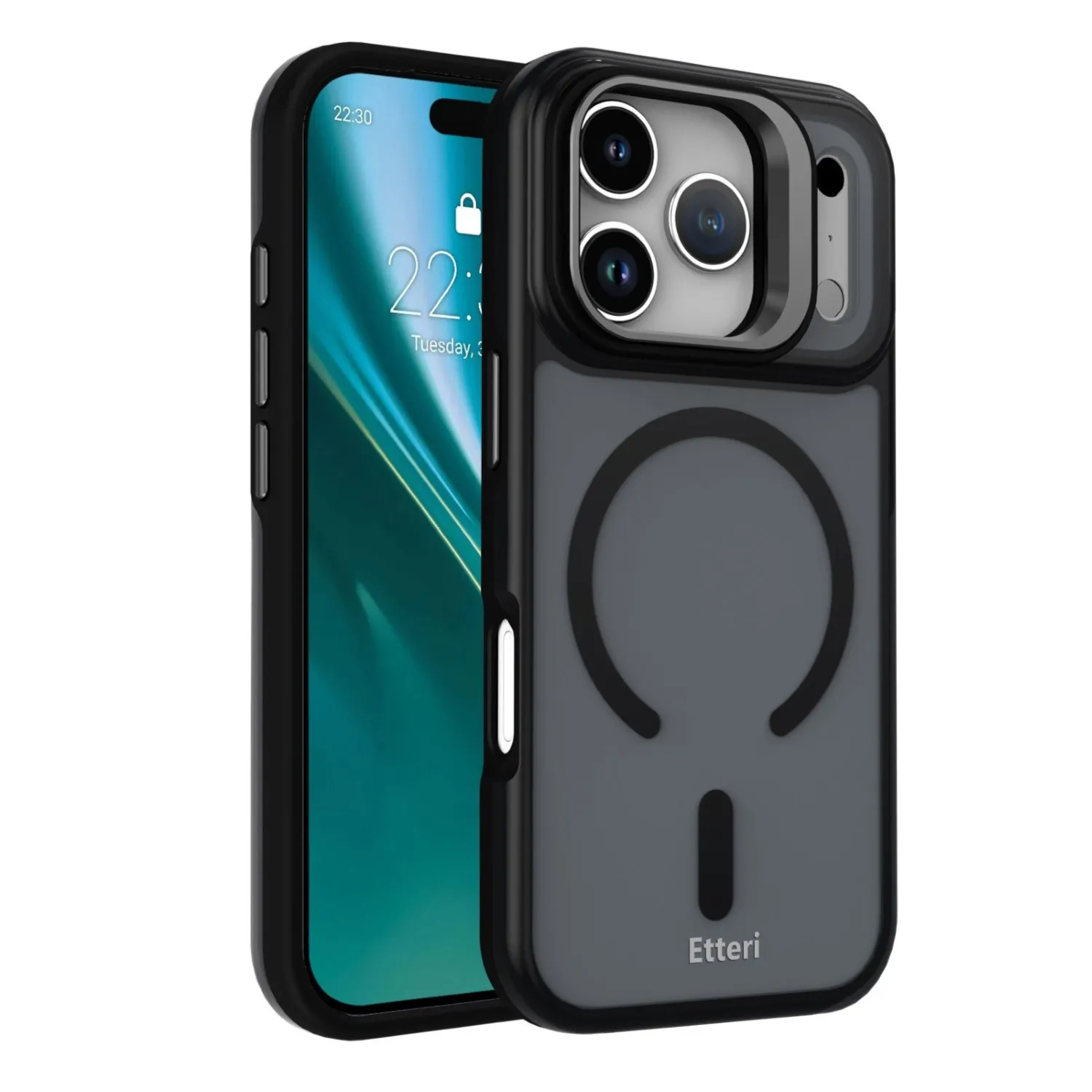Etui Etteri Morning Fog do iPhone 17 Pro Max Czarny