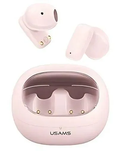 Słuchawki bezprzewodowe USAMS TD 22 Series TWS Douszne Bluetooth 5.3 Różowy