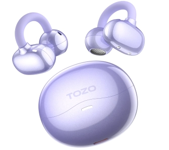 Słuchawki bezprzewodowe Tozo OpenOrb Przewodnictwo powietrzne Bluetooth 5.4 Fioletowy