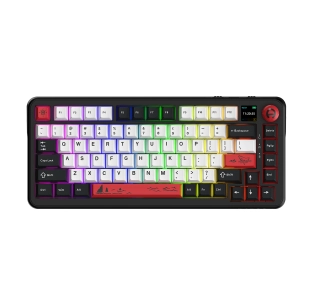 Ajazz AK820 MAX Plus Avocado Switch Czarno-Biała  - Kup na Raty - RRSO 0%