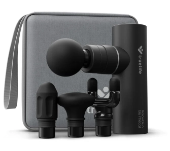 Pistolet do masażu TrueLife RelaxGun G6 Metal 4 nakładki 3200obr/min 5h