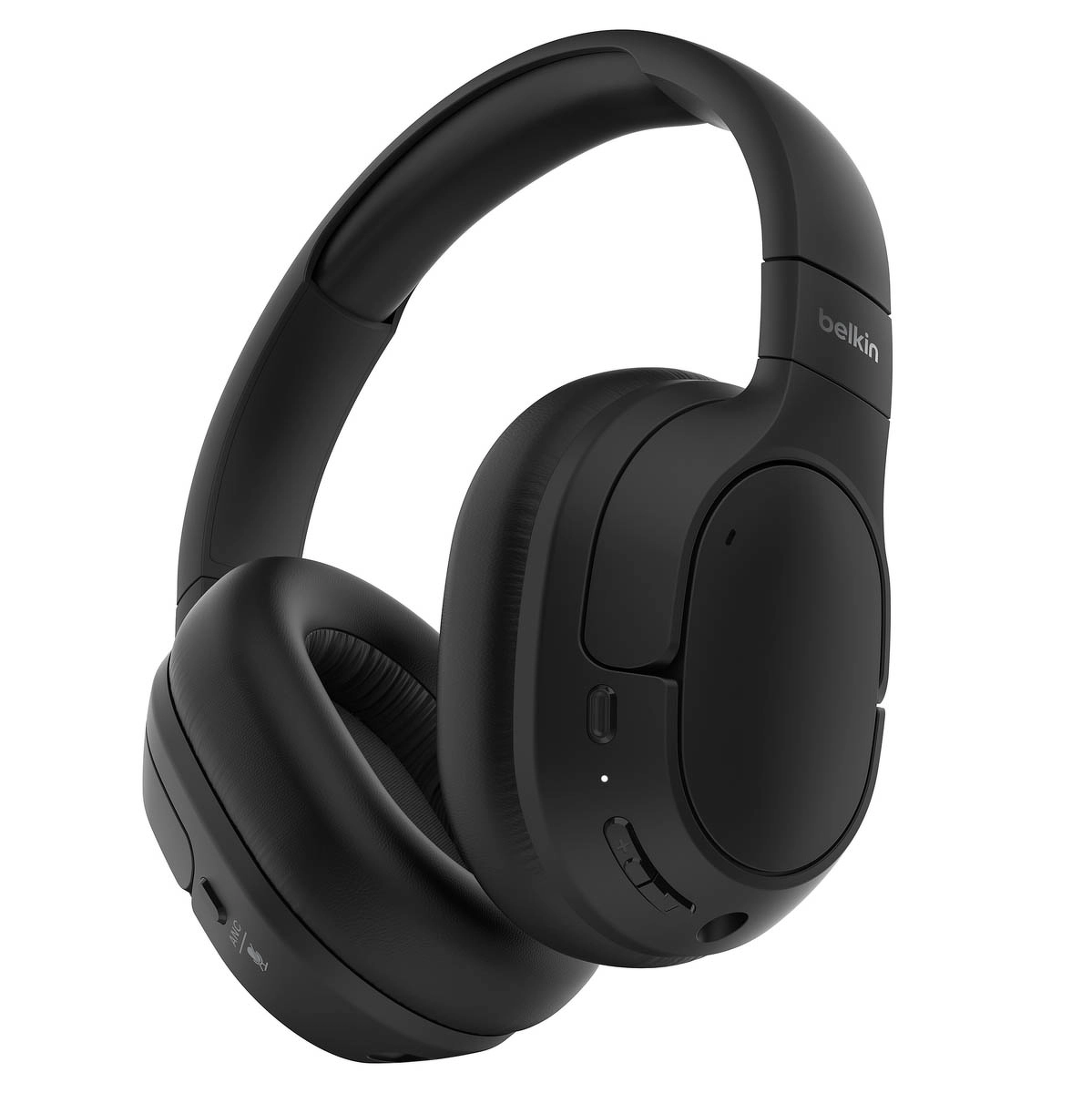 Słuchawki bezprzewodowe Belkin SoundForm Isolate Nauszne Bluetooth 5.4 Czarny