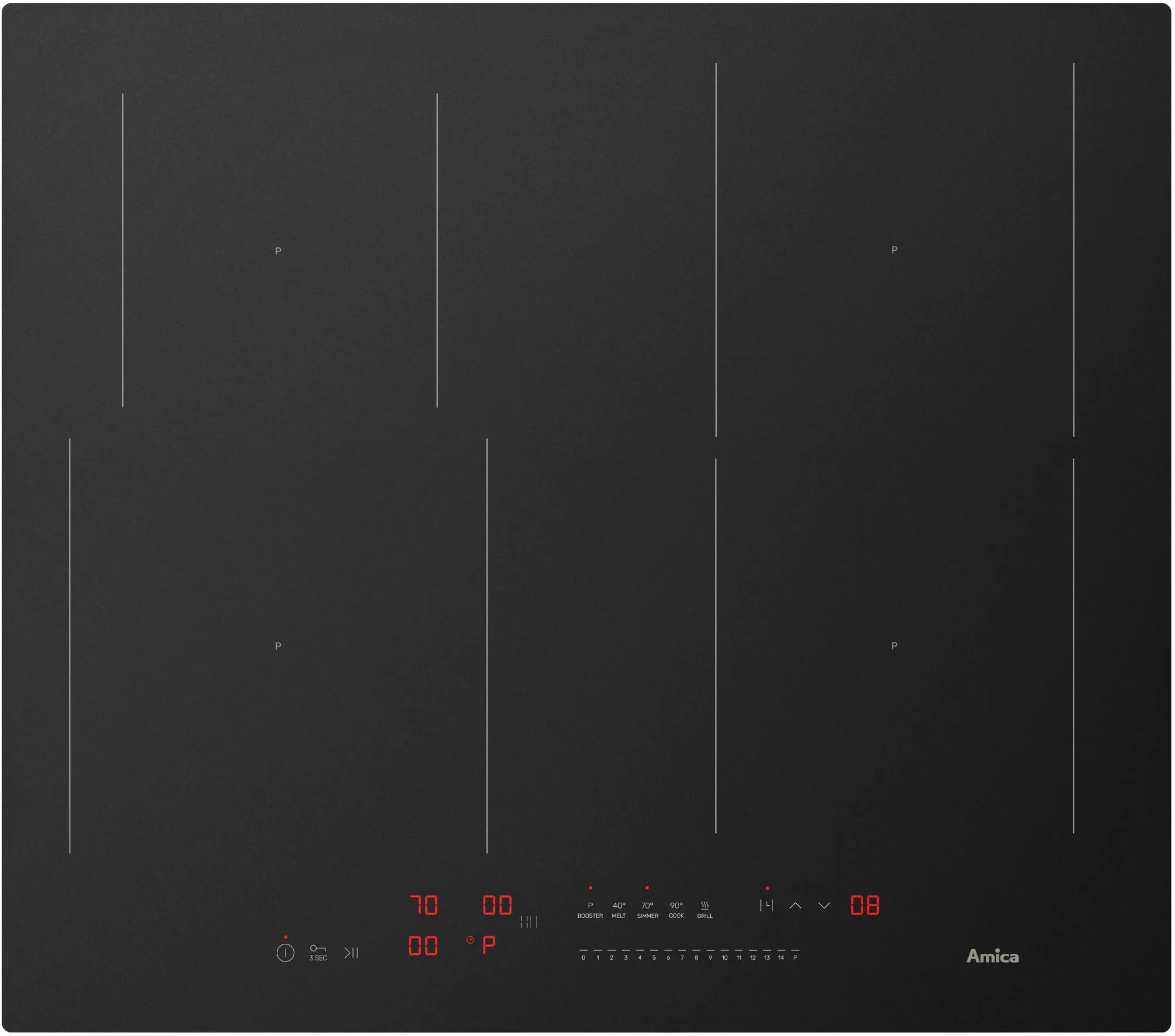 Płyta indukcyjna Amica PIE6541PHTSUN 3.0 BL 59,2cm Matt