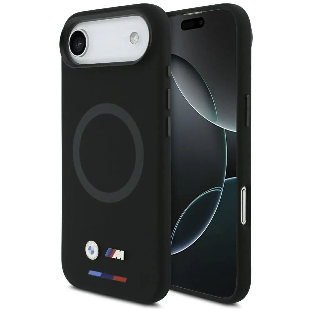 Etui BMW M Silicon Logo MagSafe do iPhone Air Czarny