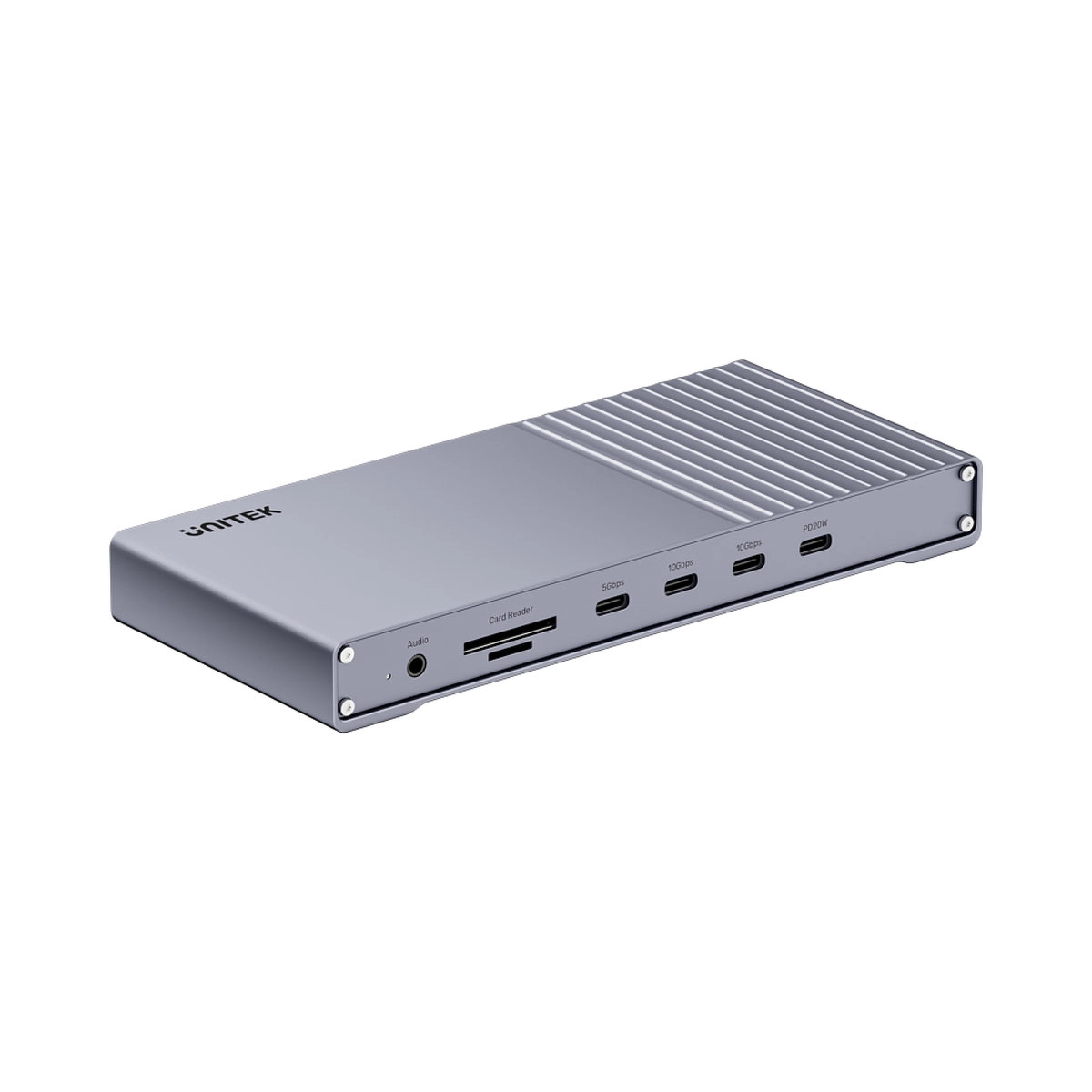 Stacja dokująca Unitek D1117AGY01-EU USB4 14w1 Srebrny