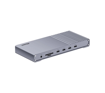 Stacja dokująca Unitek D1117AGY01-EU USB4 14w1 Srebrny