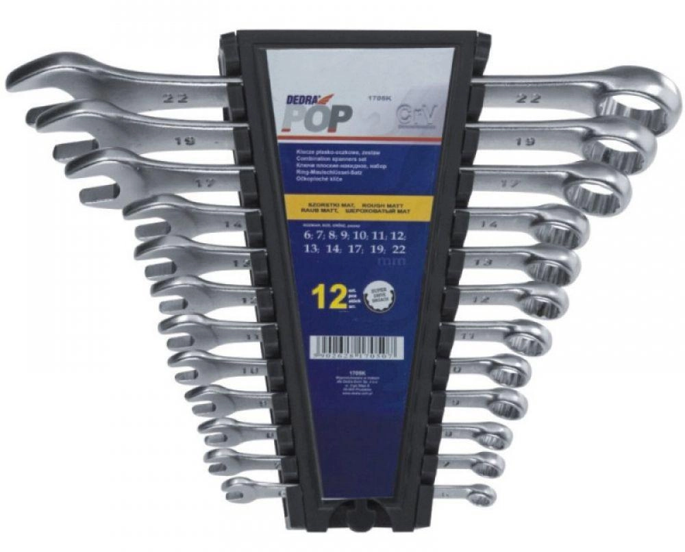 Zestaw kluczy Dedra 1705K 12szt.