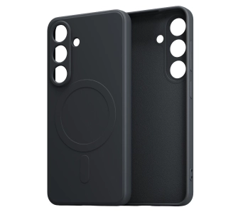 Etui 3mk Hardy Haptica MagCase do Galaxy S25 Czarny