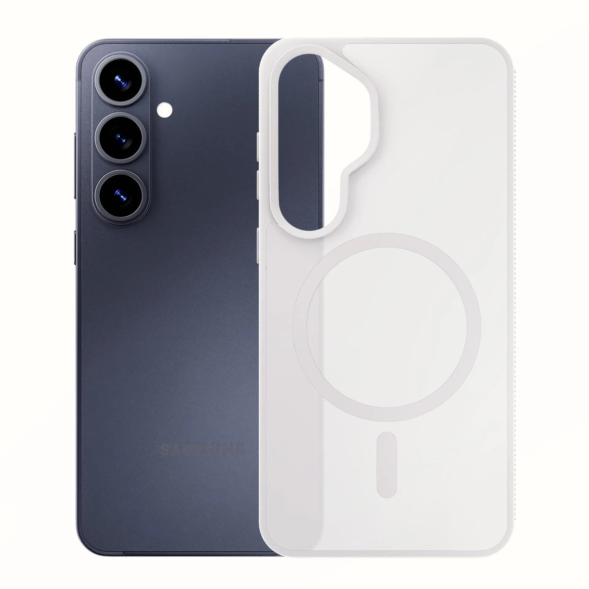 Etui 3mk Hardy Hazy MagCase do Galaxy S26+ Biały