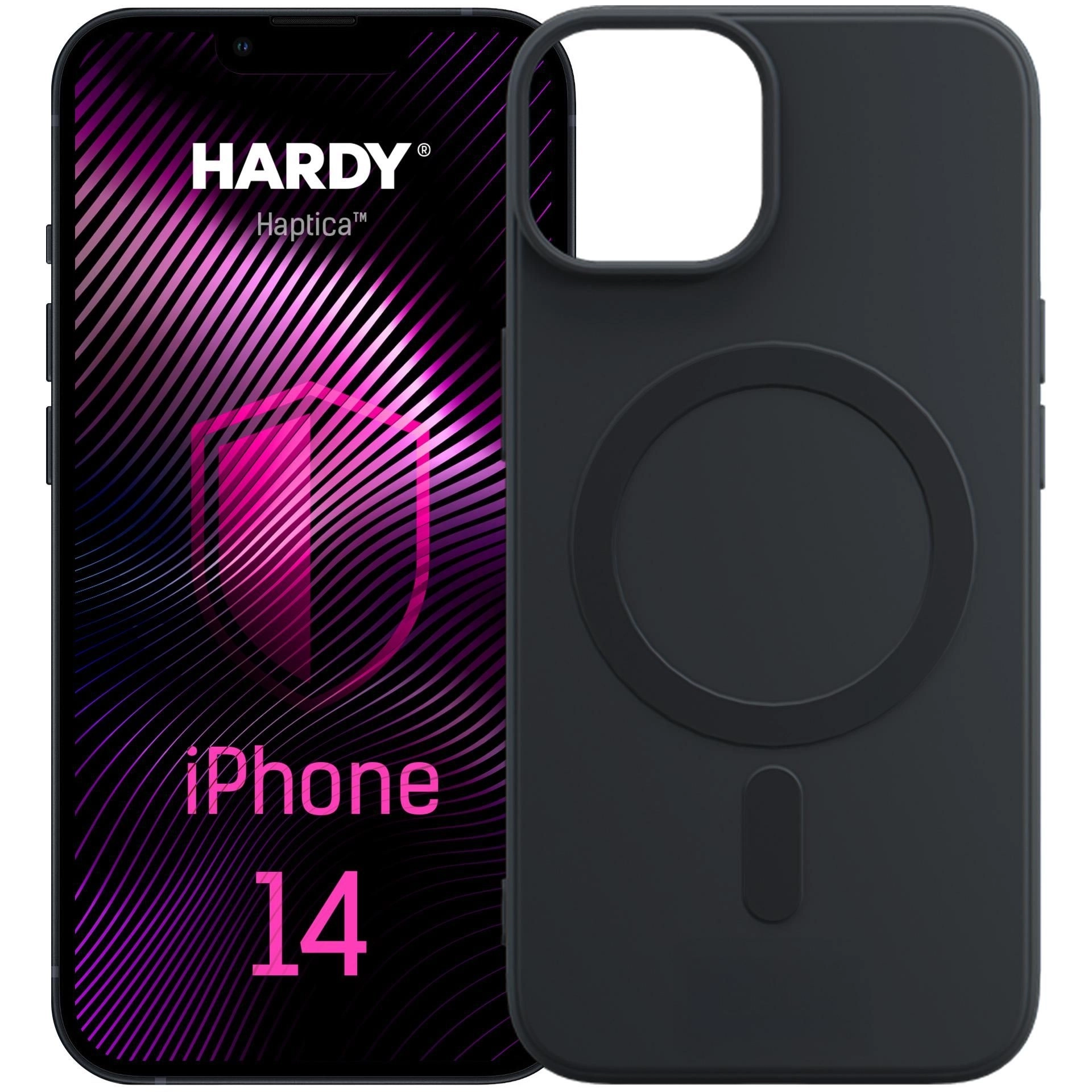 Etui 3mk Hardy Haptica MagCase do iPhone 14 Czarne