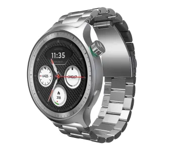 Smartwatch Motorola Moto Watch Funkcje AI 47mm GPS Srebrny