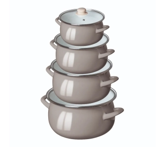 Zestaw garnków Altom Design 02050021312 Indukcja Emalia 8 elementów