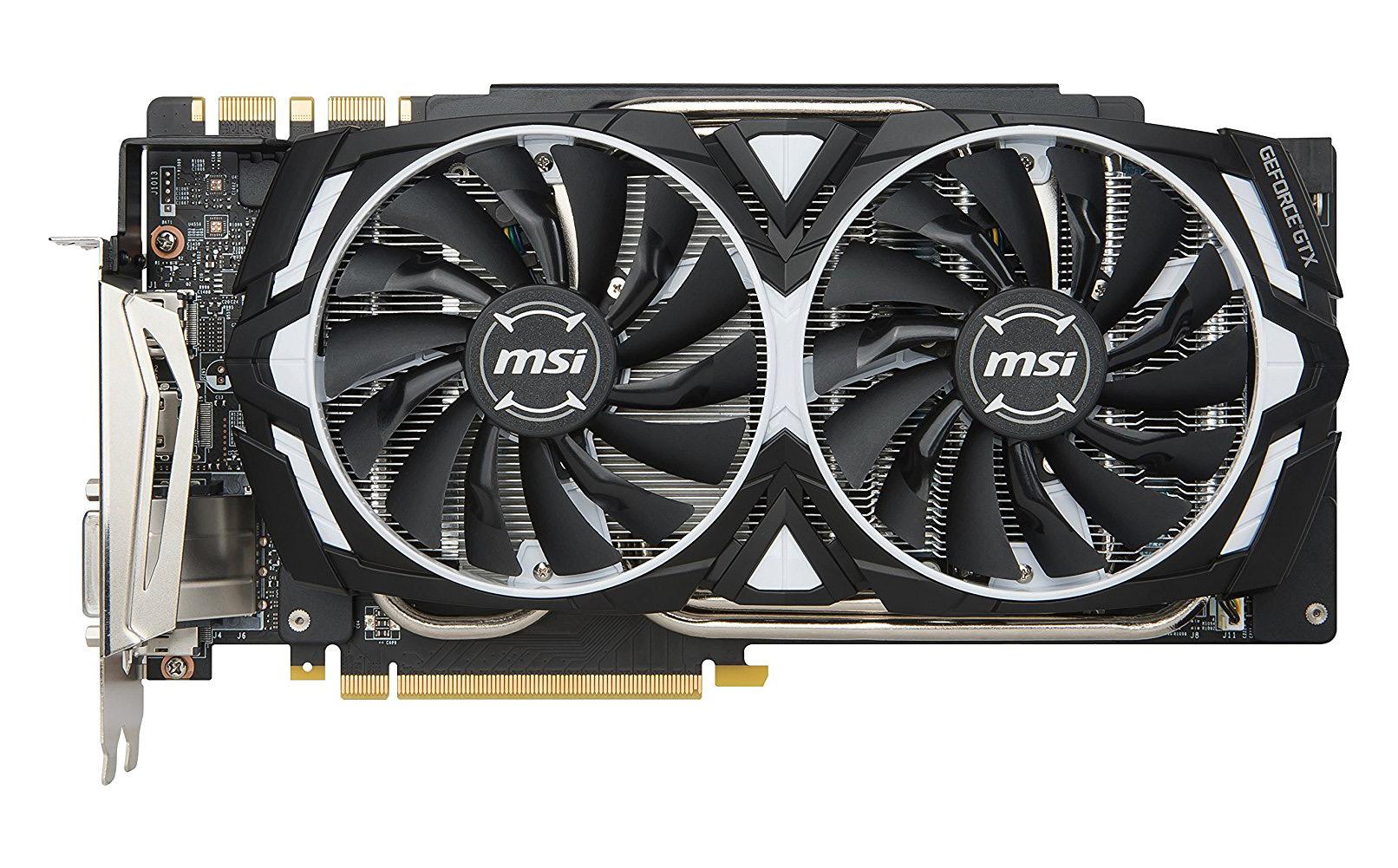 MSI GTX1080Ti ARMOR 11Gb OC 動作未確認 MSI GeForce GTX 1080 Ti ARMOR 11G OC GDDR5X 352bit - Opinie