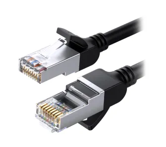 Kabel sieciowy UGREEN NW101 50184 RJ45 Cat.6 UTP 1m Czarny