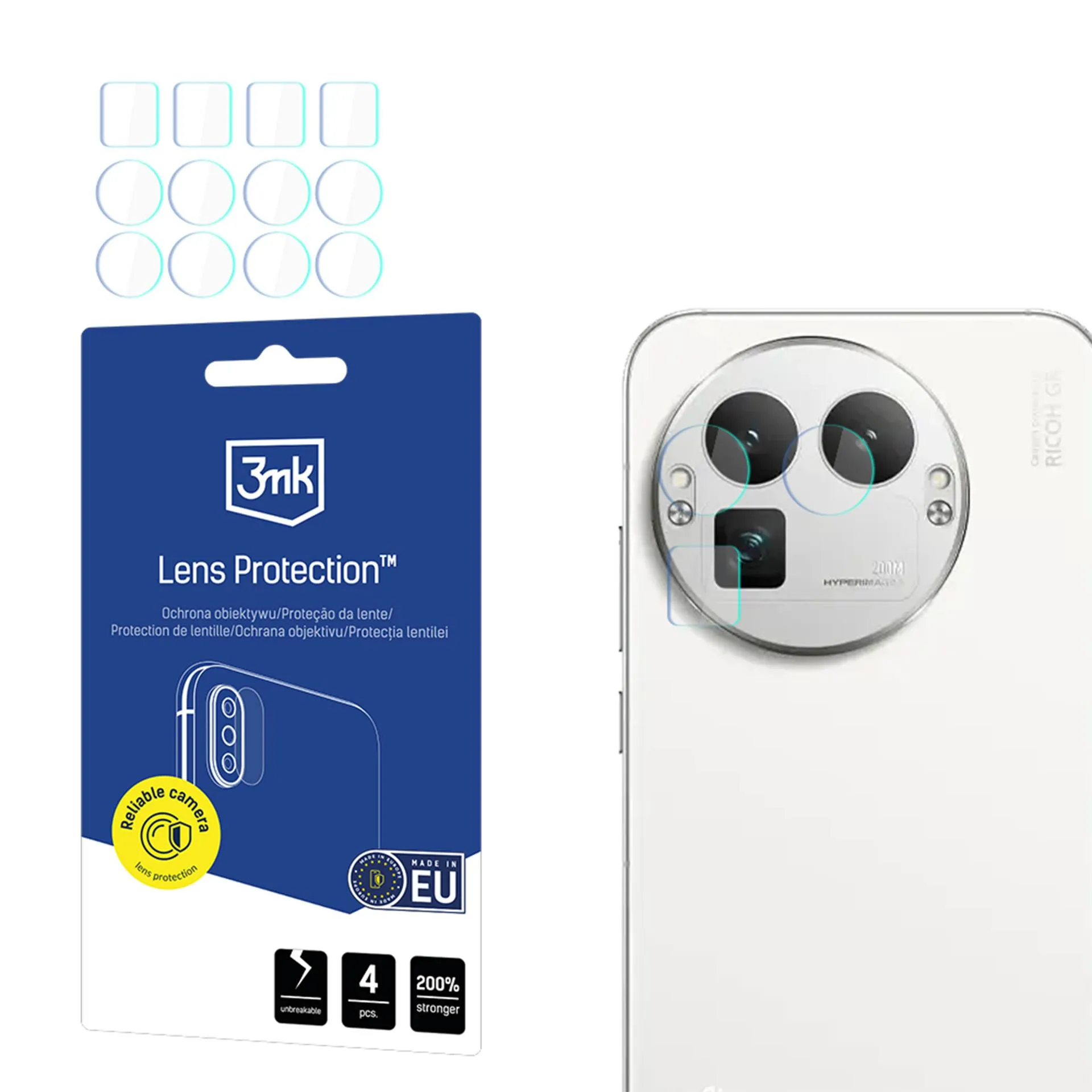 Szkło hybrydowe 3mk Lens Protection do realme GT8 Pro