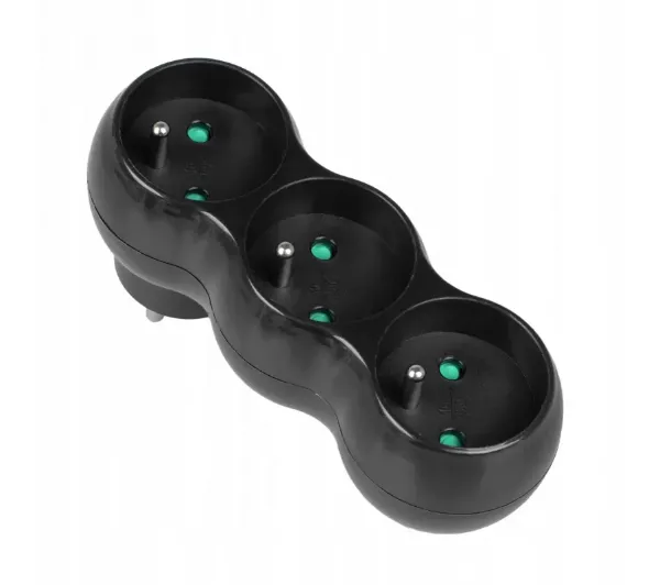 Vayox VA0132B 3 gniazda Czarny